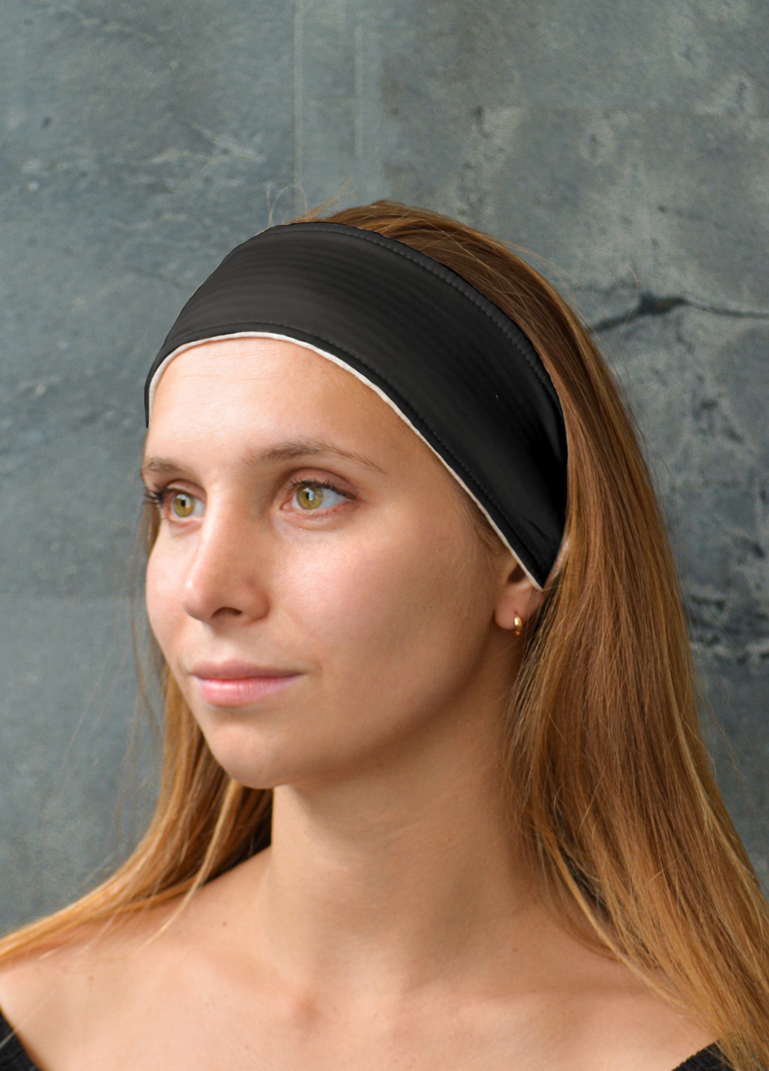 Celestial Silk Spa Headband 100% Mulberry Silk Adjustable Facial